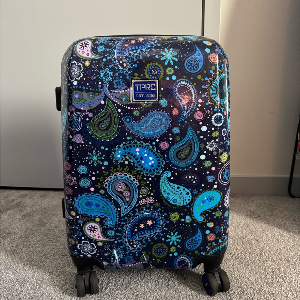 TPRC Paisley Pattern Suitcase
